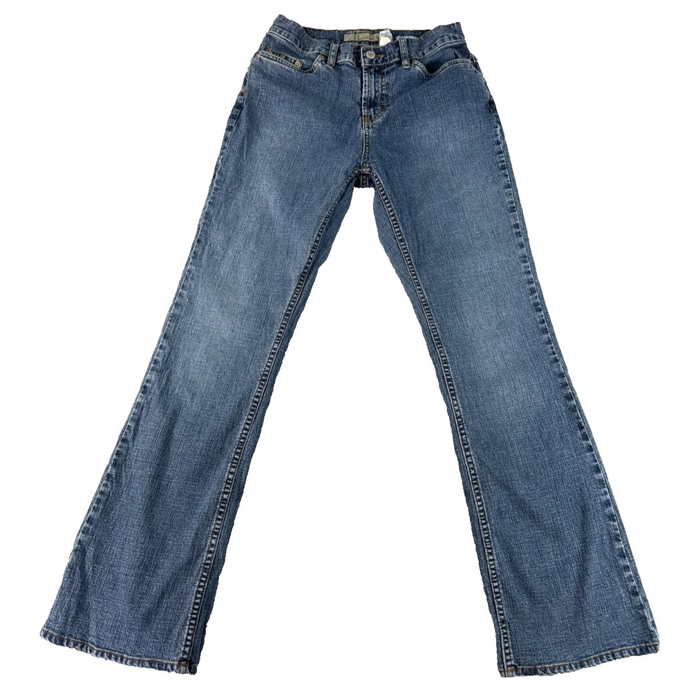 Old Navy Boot Cut Jeans Womens 2 Short Stretch Blue Denim Mid Rise Pants
